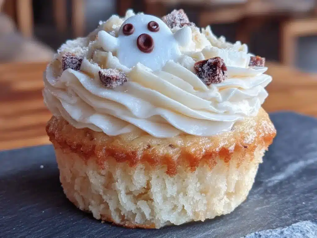 ghost vanilla cupcakes - featured image