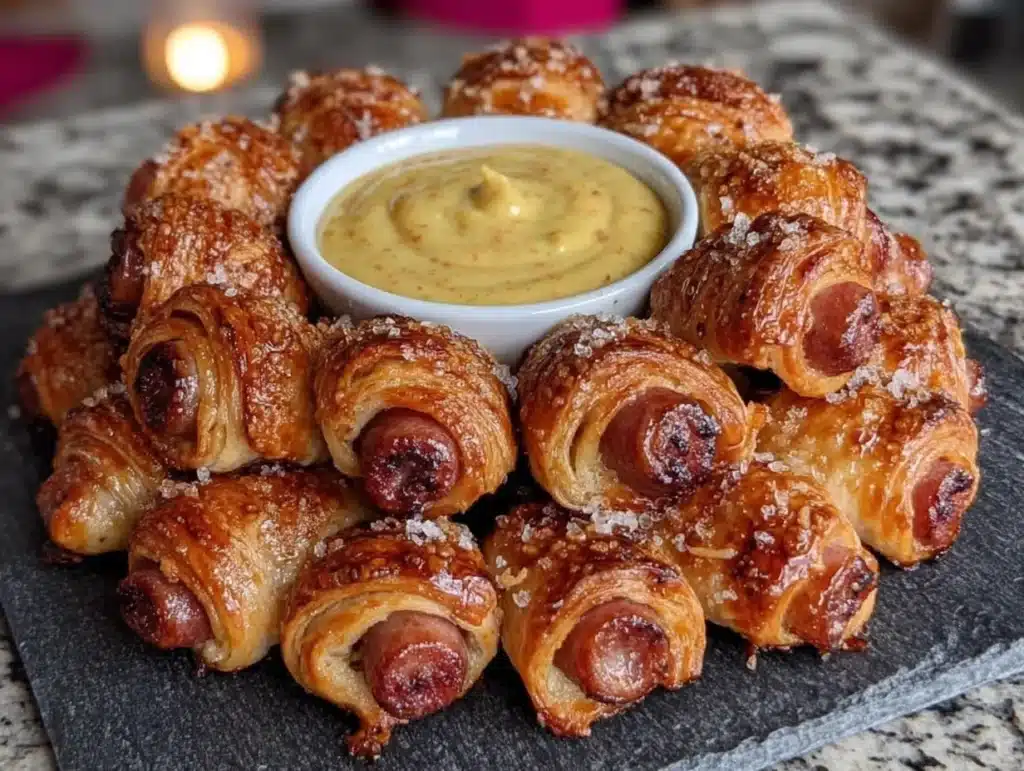 halloween mummy pigs in a blanket - featured image