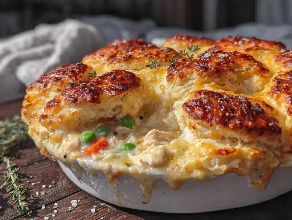leftover turkey pot pie - featured image