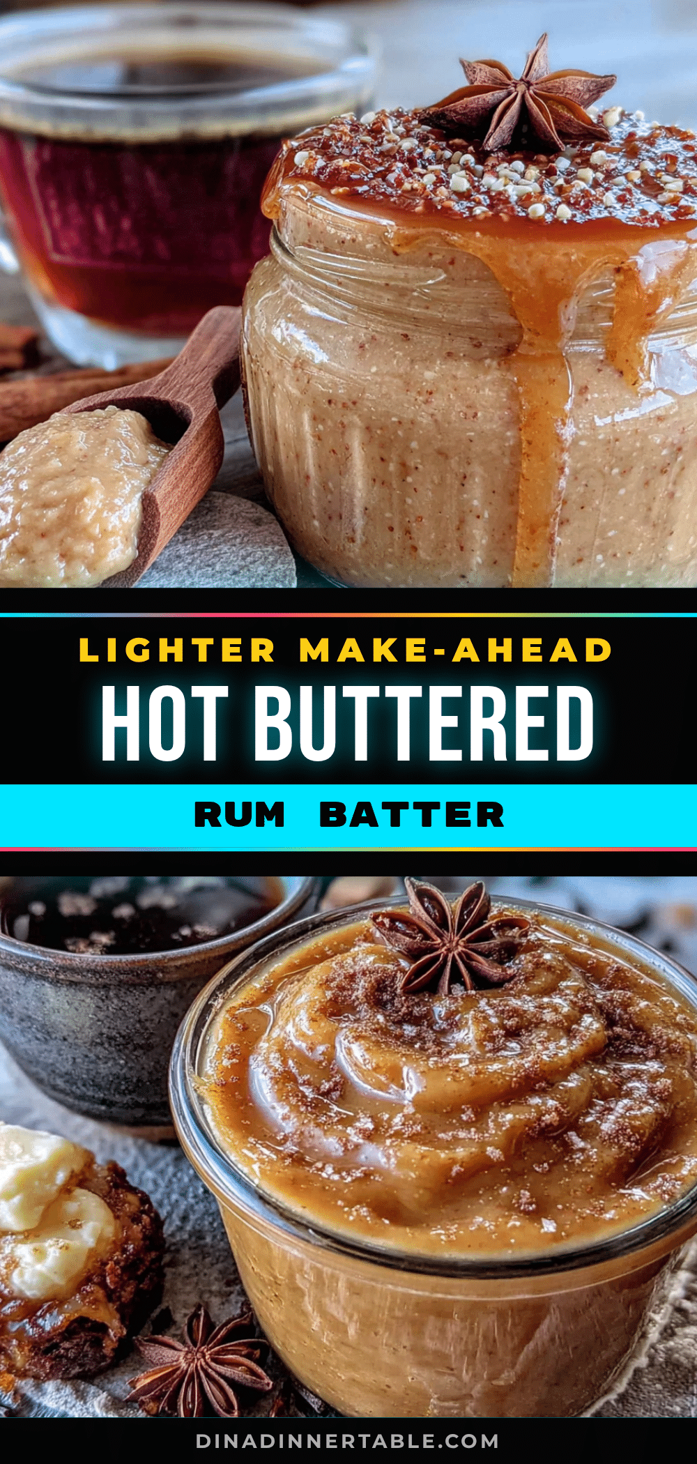 lighter hot buttered rum batter recipe