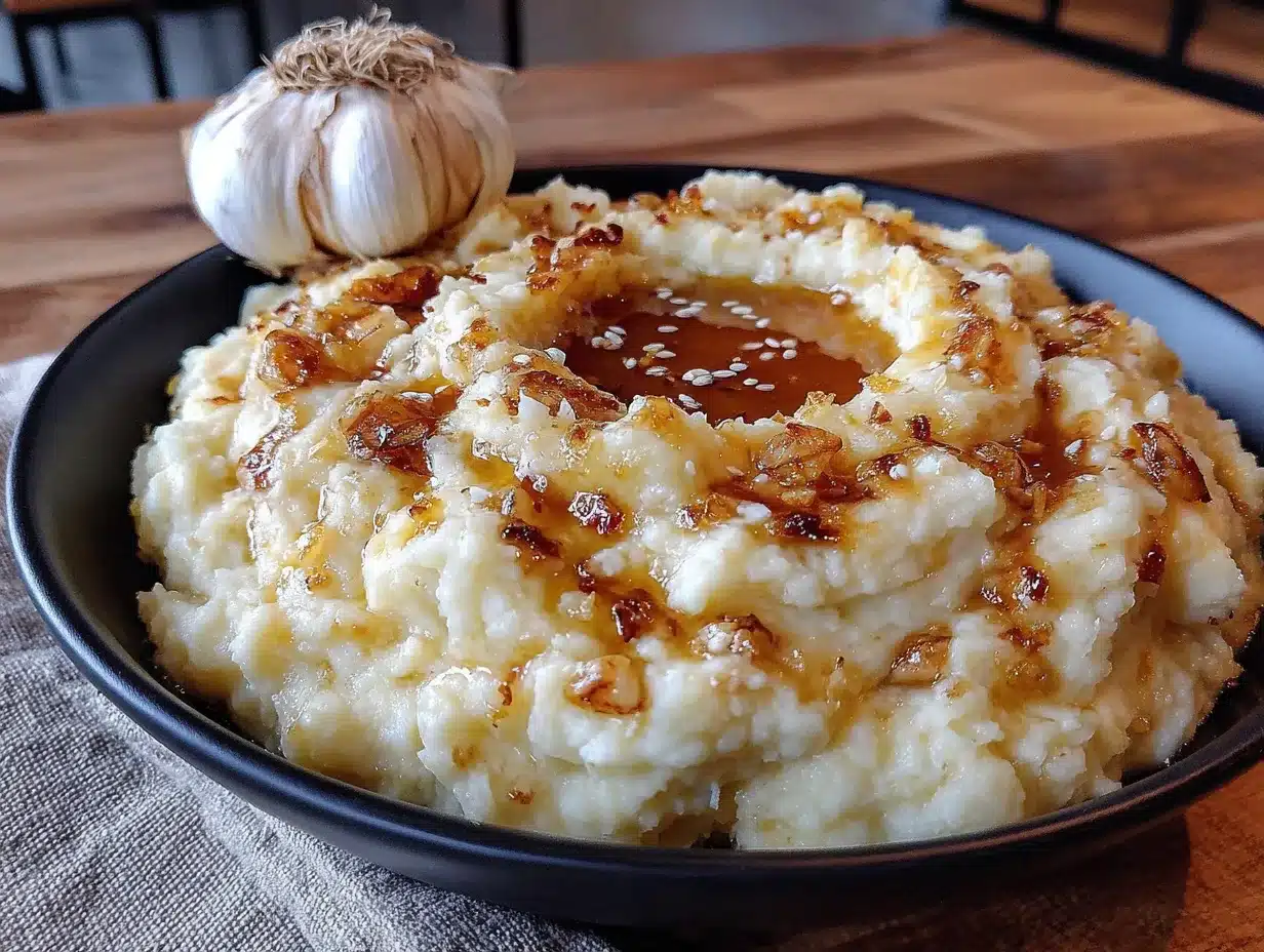 brown butter mashed potatoes with roasted garlic preparation steps