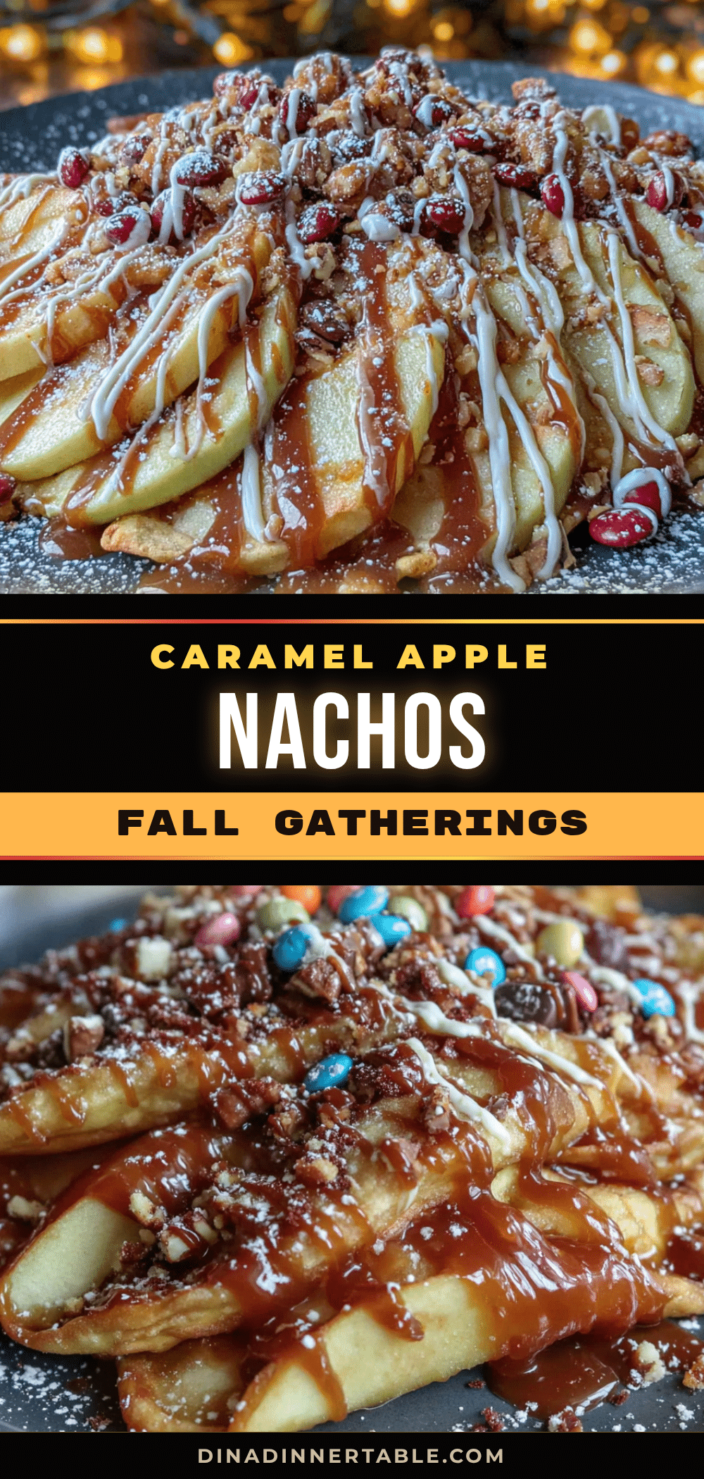 caramel apple nachos recipe