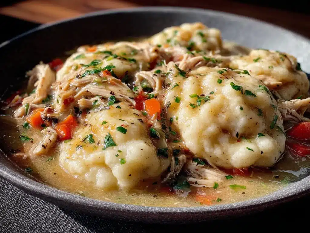 chicken and dumplings from scratch - featured image