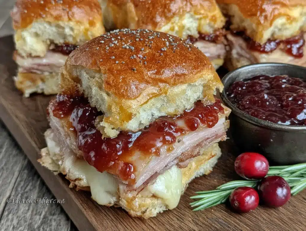 cozy honey baked ham sliders - featured image
