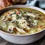 crockpot chicken and wild rice soup - featured image