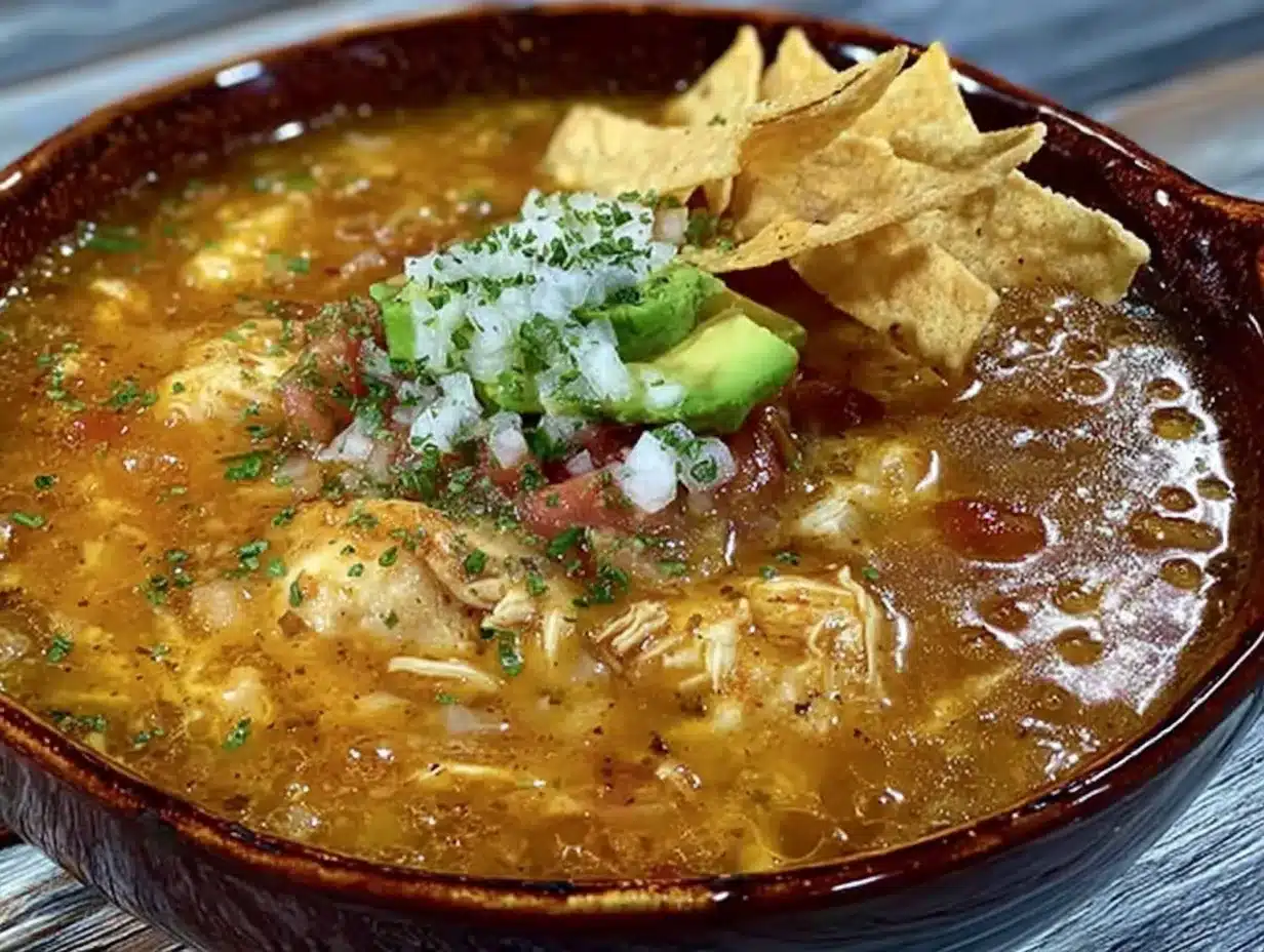 crockpot chicken tortilla soup preparation steps