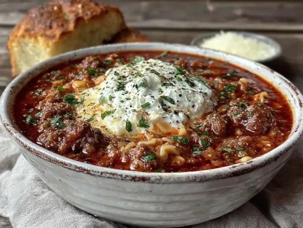 lasagna soup - featured image