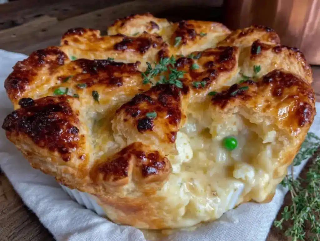 lighter chicken pot pie - featured image