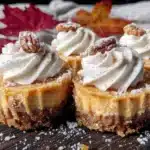 mini pumpkin cheesecake bites - featured image