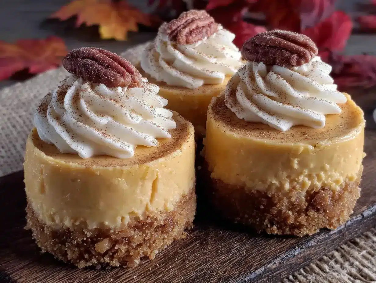 mini pumpkin cheesecake bites preparation steps