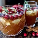 non-alcoholic apple cider sangria - featured image