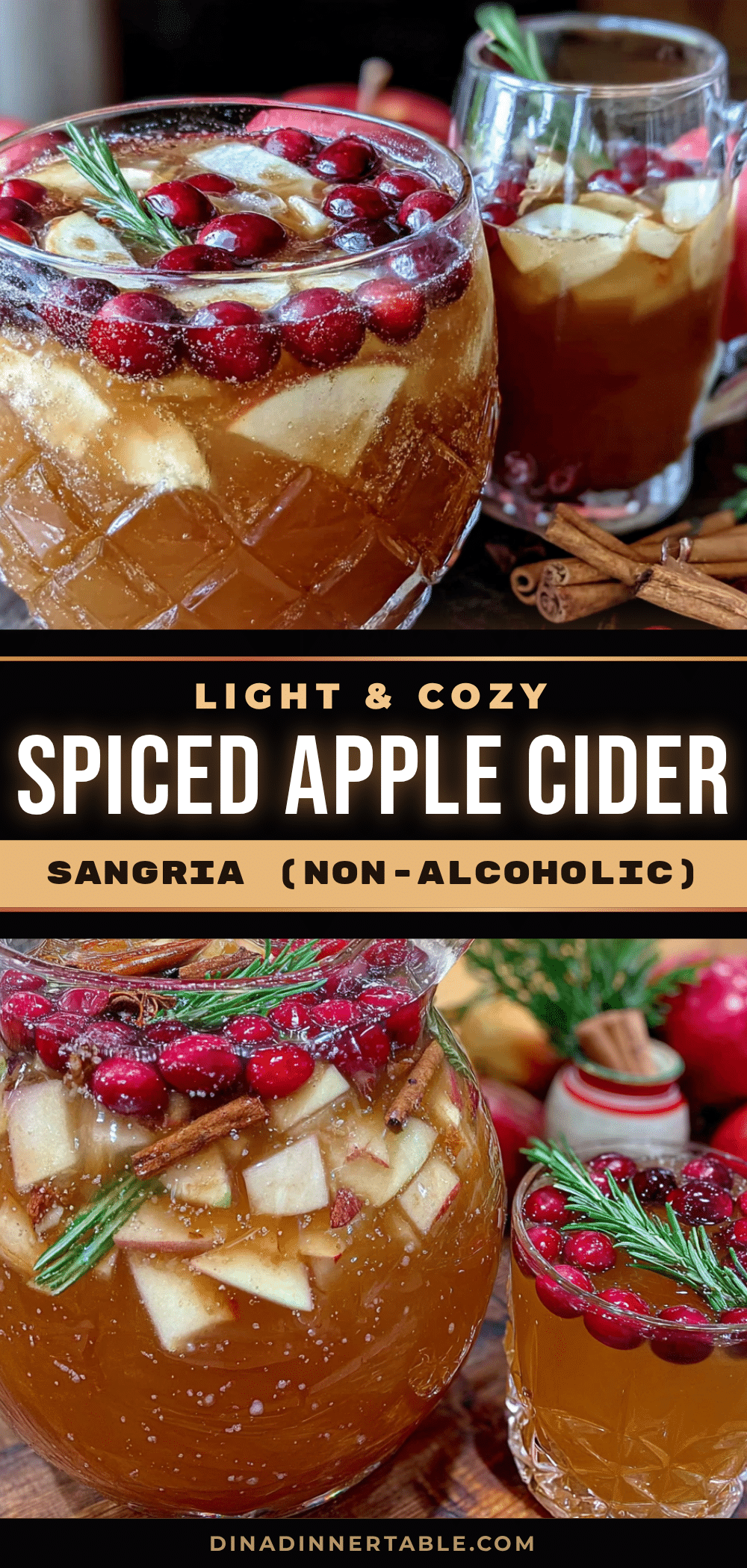 non-alcoholic apple cider sangria recipe
