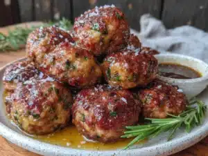 Sausage and Herb Stuffing Balls - featured image