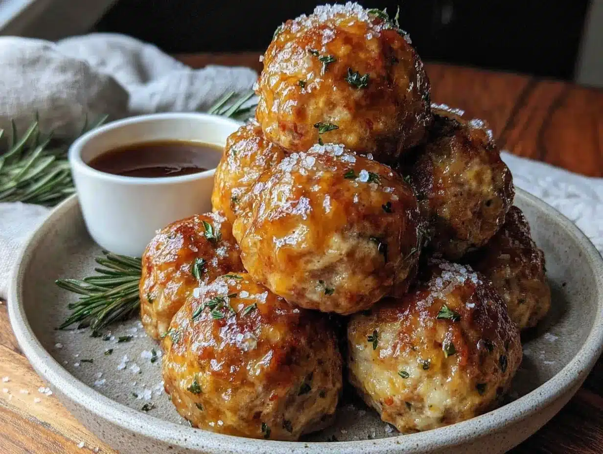 Sausage and Herb Stuffing Balls preparation steps