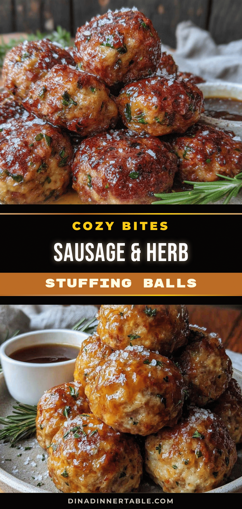 Sausage and Herb Stuffing Balls recipe